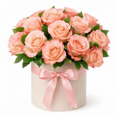 Букет из розы в коробке «Чувство»