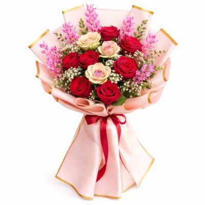 Подарочный букет из цветов «Чудесные краски»